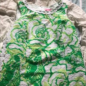 Lilly green patterned dress